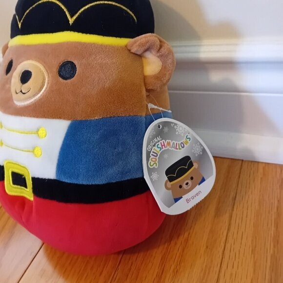 NWT Braven Nutcracker‎ Bear Kellytoys Squishmallow 8" Stuffed Animal Christmas - Picture 3 of 8